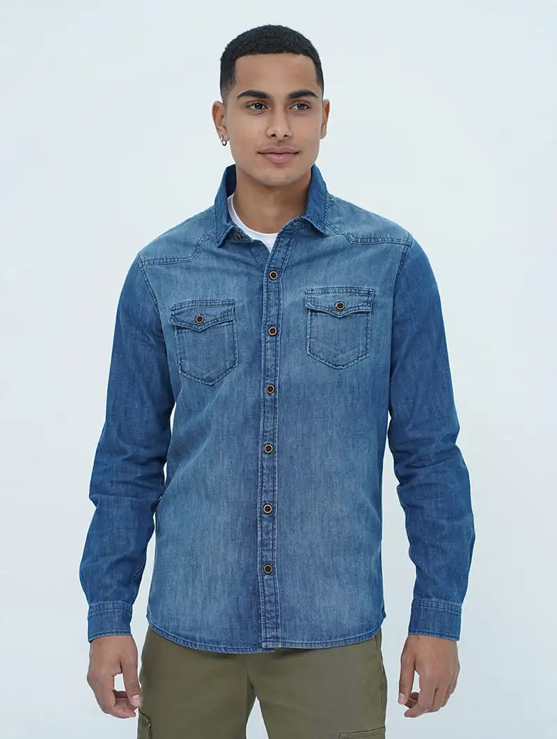 Surchemise en jean